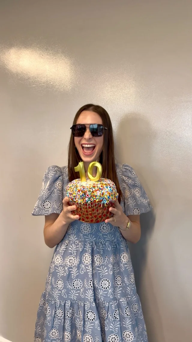 Neon Canvas Instagram reel celebrating ten years of growth.